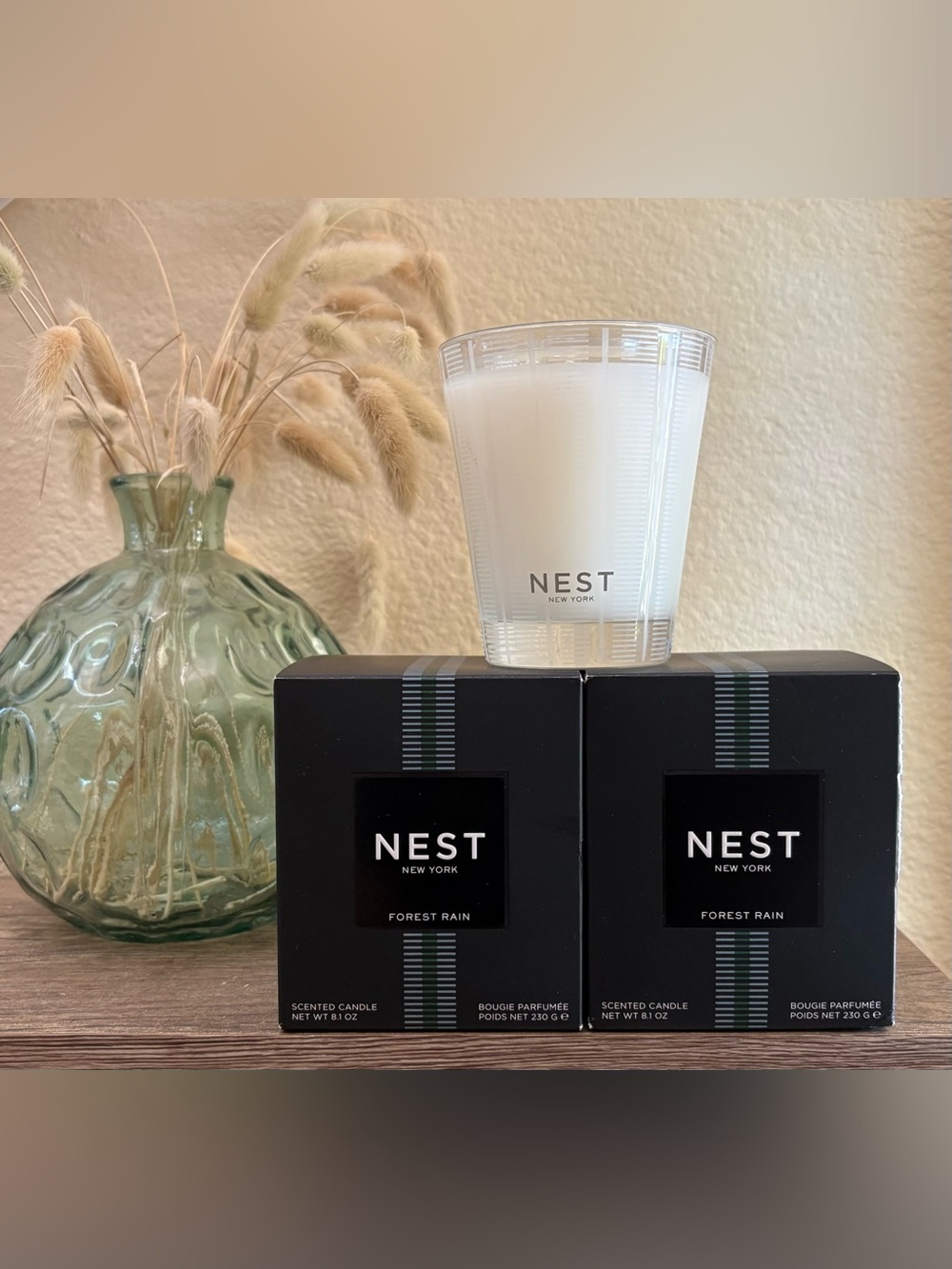 2 NEST NY FOREST RAIN Seasonal Scented Candle 8.1 oz